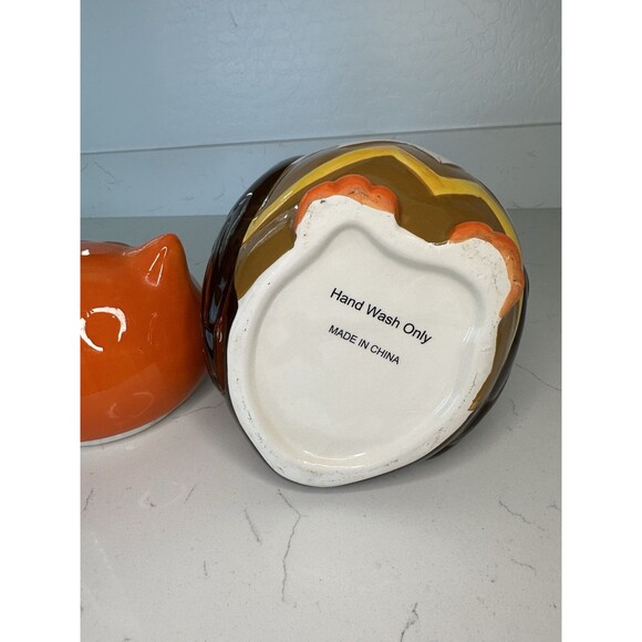 Colorful Ceramic Owl Cookie Jar Canister – Retro Style Kitchen Storage - Picture 7 of 7